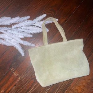 VINTAGE old navy green bag